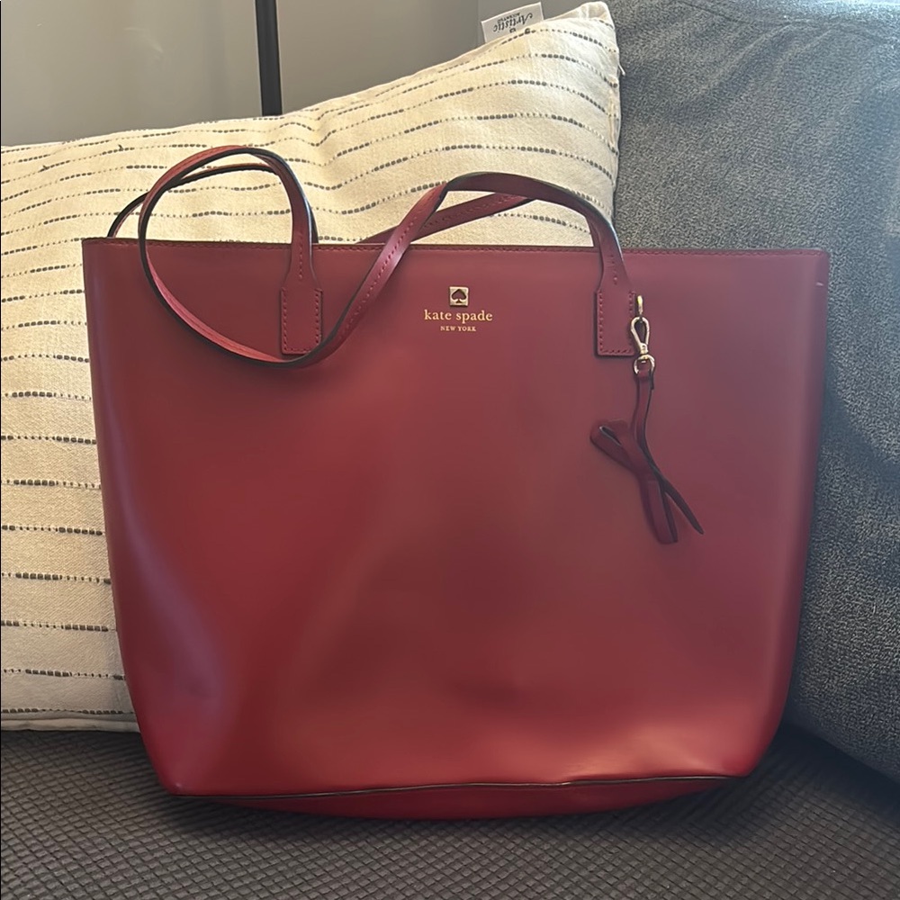 Kate Spade Red Tote Bag
